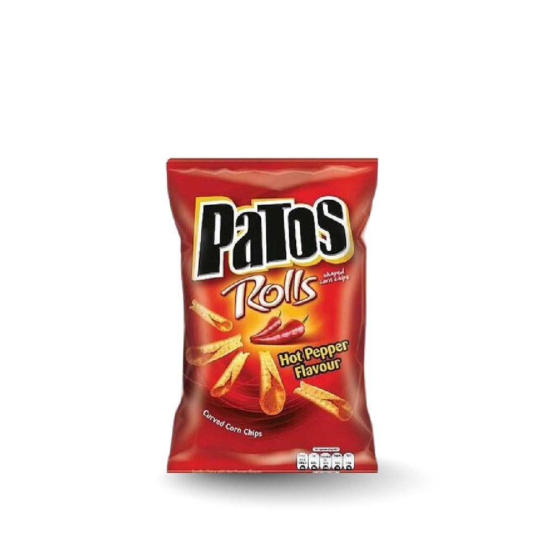 PATOS ROLLS HOT PEPPER FLAVOUR, 100 GR.