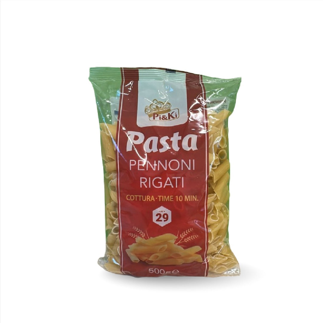 PASTA PENNONI RIGATI PI&KI, 500 GR.