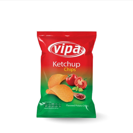 VIPA CHIPS KETCHUP, 130 GR.