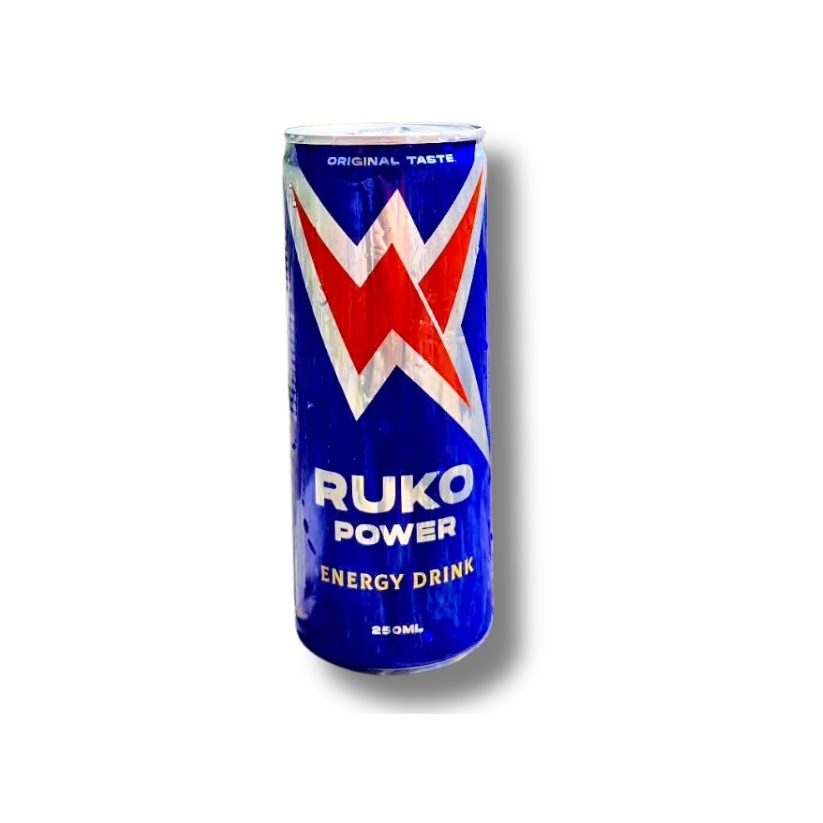 RUKO POWER ENERGY DRINK, 250 ML.